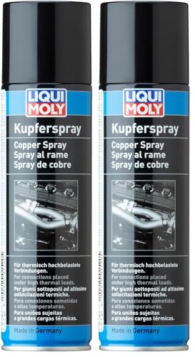 Image of LIQUI MOLY Copper Spray | 250 ml | Habbitan fabric with copper | SKU: 1520 (Pack of 2)