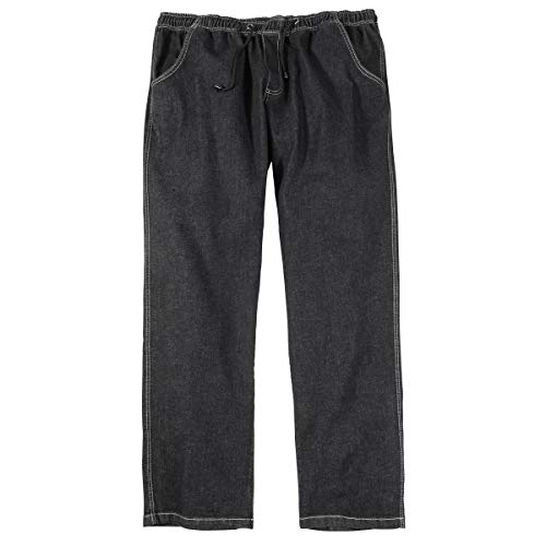 Pantaloni Abraxas elastico nero Taglie forti, 2xl-10xl:10xl