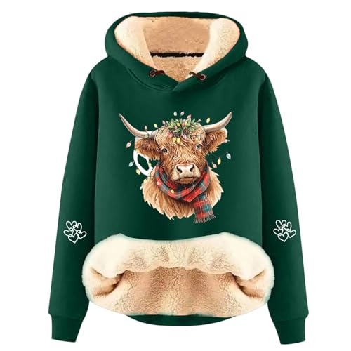 Sweat à capuche femme noir en coton avec poches casual sport