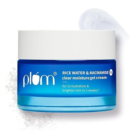 2% Niacinamide & Rice Water Superlight Gel Cream Winter Moisturizer for Face | 2X Oil-Free Hydration | Brightens, Fades Blemishes | Dermat-Tested | All Skin Types | Women & Men | 100% Vegan | 25 g