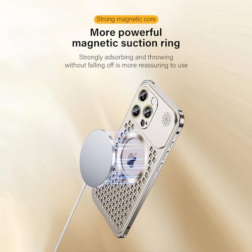 Coque iPhone 15 Pro Max en alliage d'aluminium Losin avec protection d'objectif - 2