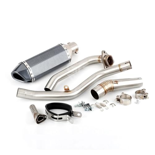 バイクマフラー インテグラ 700 2012 2013 750 DCT 14-20 NC700X NC750X NC700/750S Escape スリップオン オートバイ用エキゾースト ヘッダーリンクパイプ付き エキゾーストパイプ(G)