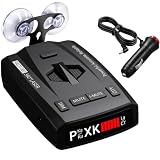 Radar Detector for Cars, Long Range Radar & Laser Detector Up to 1,100 Yards, X/K/Ka/KU/ST/CT Band Detection, DSP False Alert Filtering, Voice Alerts, RDD Stealth Technology, City/Highway Modes