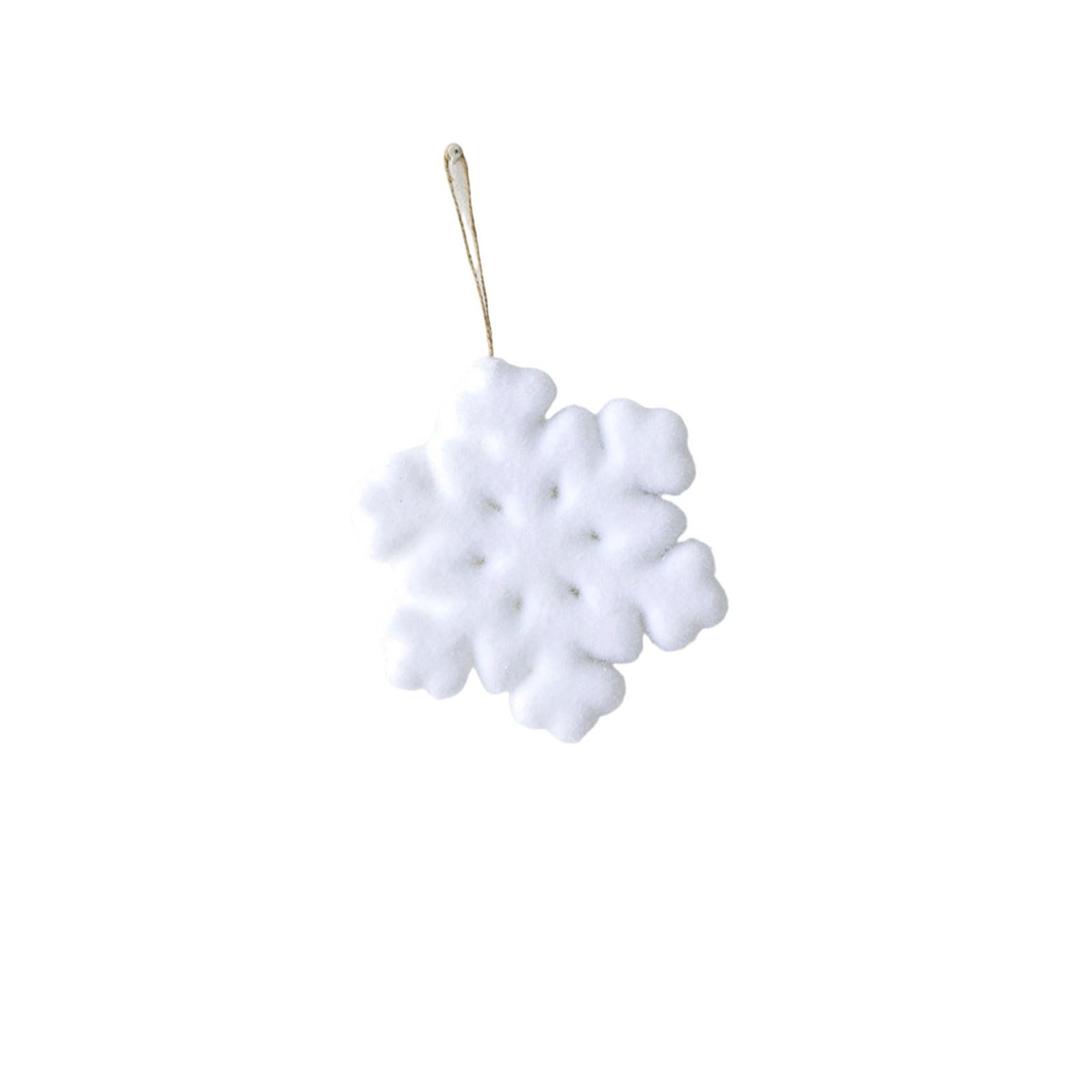 Fuzzy-Coated Snow Crystalloid Christmas Tree Soft Luxurious Decoration for Home Celebratory Adornment Christmas Decorations Easy Install Tree