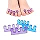SUNFATT 4 Stück Zehentrenner Pediküre - Zehenspreizer - zehentrenner damen silikon,Nagellack - Wiederholbare waschbare Silikon toe spacer