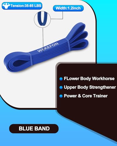 Image of Resistance Bands Set, Pull Up Assist Bands - Stretch Resistance Band - Mobility Band Powerlifting Exercise Bands for Resistance Training, Physical Therapy, Home Workouts