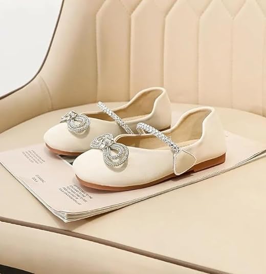 Girls Ballerina Flats Shoes Mary Jane Style Spring Summer Parties3
