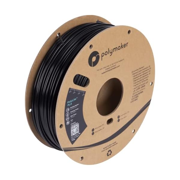 Polymaker Filament PLA de 2,85 mm pour imprimante 3D, filament PLA 2,85 PolyLite PLA pour impression 3D, 3 mm