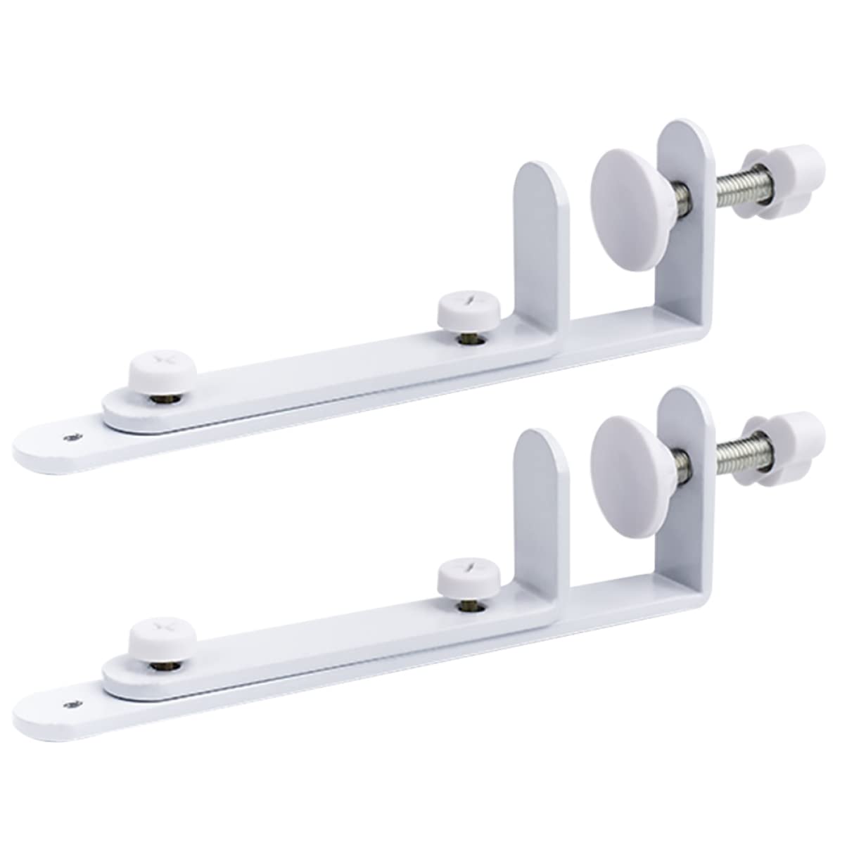 Artibetter 2pezzi Supporti Per Mensole Ferro Fissaggio Per Scaffali Da Scrivania Struttura Resistente Per Pannelli Di Stoccaggio Per Casa e Ufficio