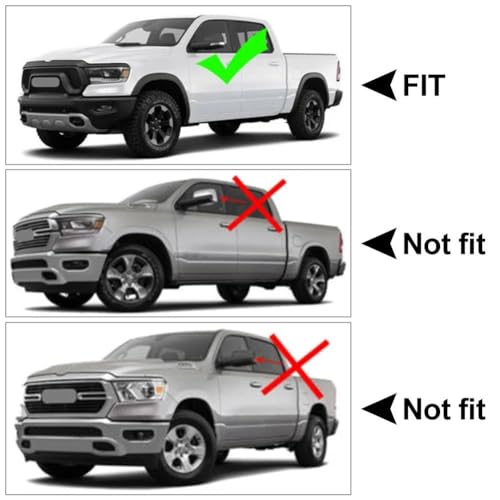 Capuchon rétroviseur chromé pour Dodge Ram 1500 2019 2020 2021 - 6