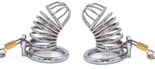 BUDDYBOYS Gabbia per pene in metallo, cintura di castità BDSM Bondage Roleplay Slave Men Boys Roleplay Cock Cage 50 mm