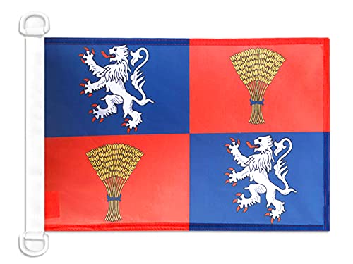 AZ FLAG French Province of Guyenne and Gascony Nautical Flag 18'' x 12'', France province flags 30 x 45 cm, Banner 12x18 in for boat โ image 1