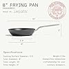 Made In Cookware - Seasoned 8" Carbon Steel Frying Pan - Professional Cookware - Crafted in Sweden - Induction Compatible #2