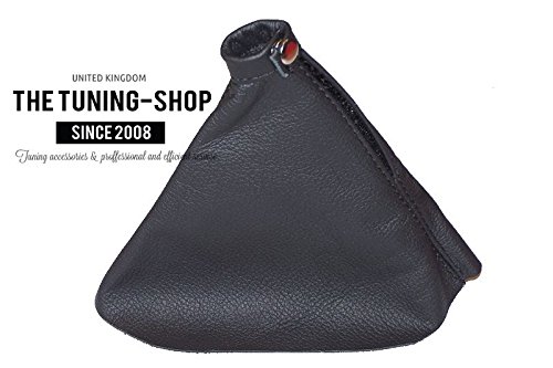 For Hyundai Santa Fe 2006-2012 Shift Boot Black Genuine Leather