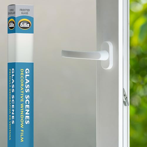 Gila Glass Scenes Frosted Glass Static Cling Window Film, 3ft x 6.5ft