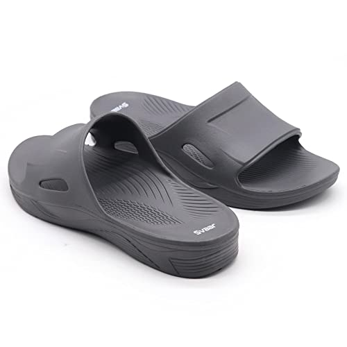 Image of SVAAR EveryWear Sliders for Men || Comfortable Indoor Outdoor Slider Slip-on Slippers for Men and Boys