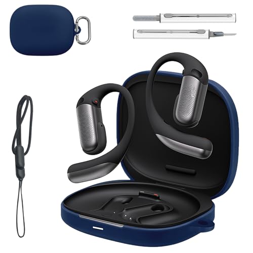 Shokz OpenFit Pro�P�[�X�J�o�[�A�t�̃V���R���t���{�f�B�ی�J�o�[�B�w��A�h�o�A�ϏՌ��A���ɗD��������(�_�[�N�u���[)