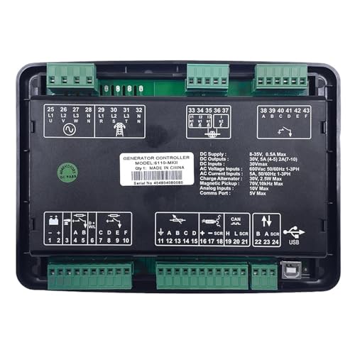 Controlador DSE6110MKII módulo control panel repuestos genset DSE6110MK2 1 ud 4