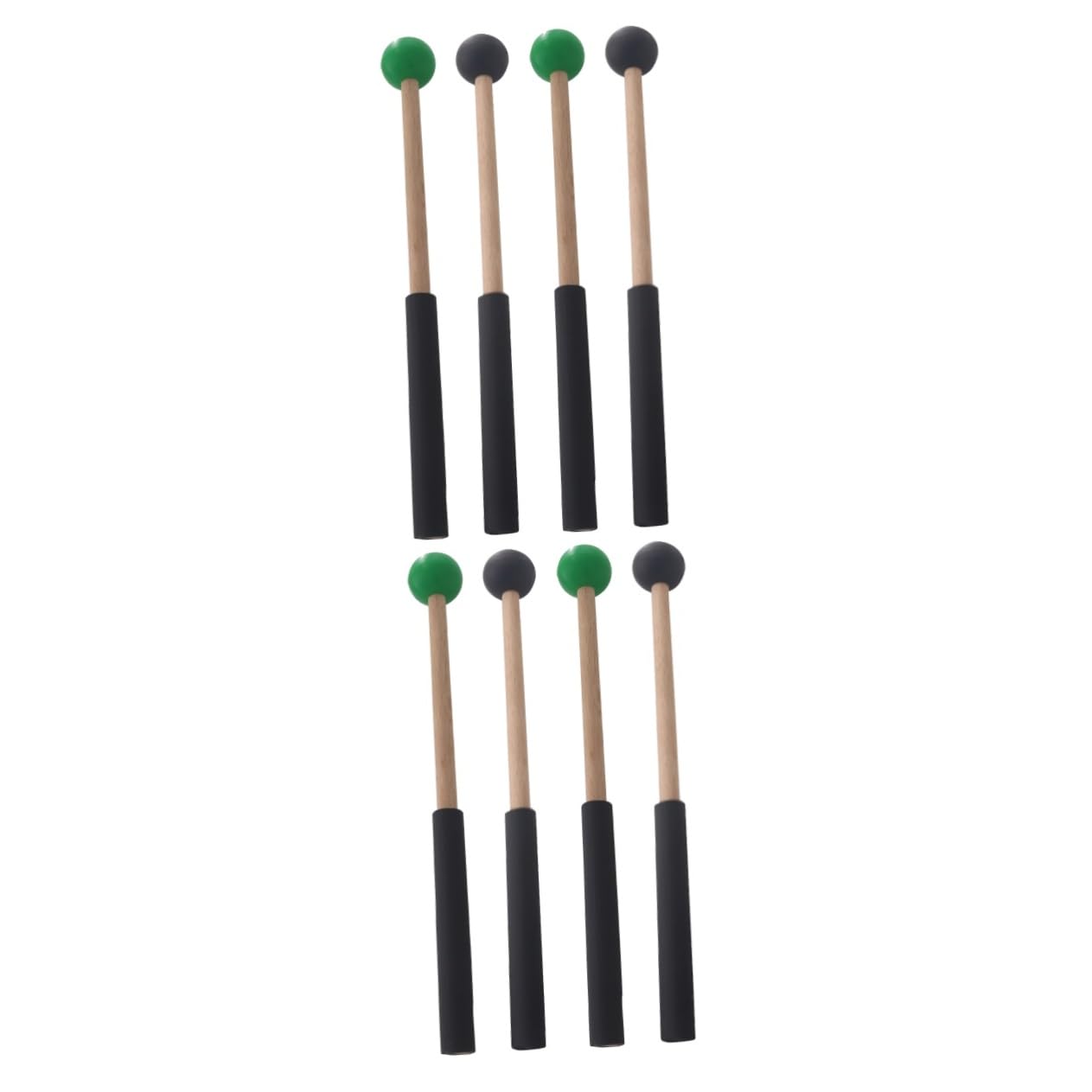 Abaodam 4paare Marimba Schlägel Zungentrommel-stöcke Mit Holzgriff Für Percussion-instrumente Zubehör Für Anfänger Und Profis
