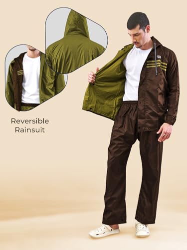 Image of LUX VENUS Reversible Rain Suit for Men.