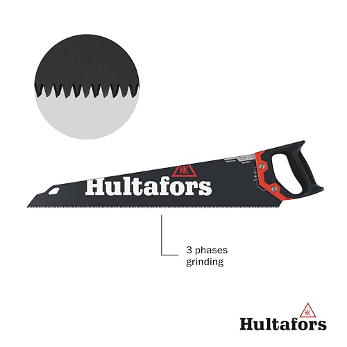 Scie à main Hultafors HBX 22 de 550mm et 9 TPI pour découpe