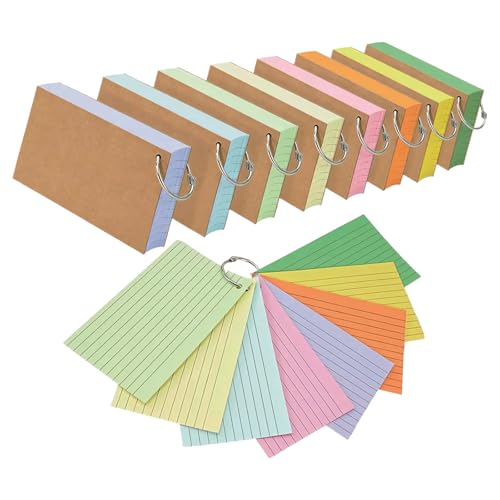 Carnets de notes lignés portables pour résoudre le désordre des fiches volantes