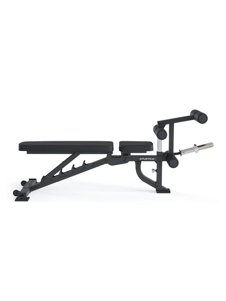 ATLETICA B2 LegMaster Beincurl Hantelbank | Leg Curl Beintraining, Schrägbank negativ verstellbar, Bis 400kg belastbar