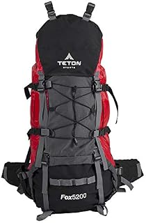 TETON Sports Fox 5200 Internal Frame Backpack; High-Performance Backpack for Backpacking, Hiking, Camping