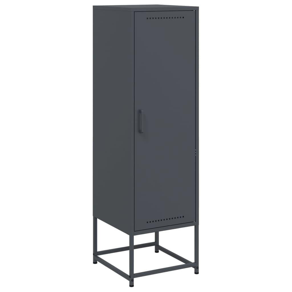 vidaXL Highboard, Sideboard for Hallway Living Room, Side Cabinet with Storage, Cupboard, Storage Cabinet, Industrial Style, Anthracite Steel