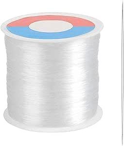 TOKERD 500m Clear Nylon Thread for Hanging Decorations and Sewing, 0 ...