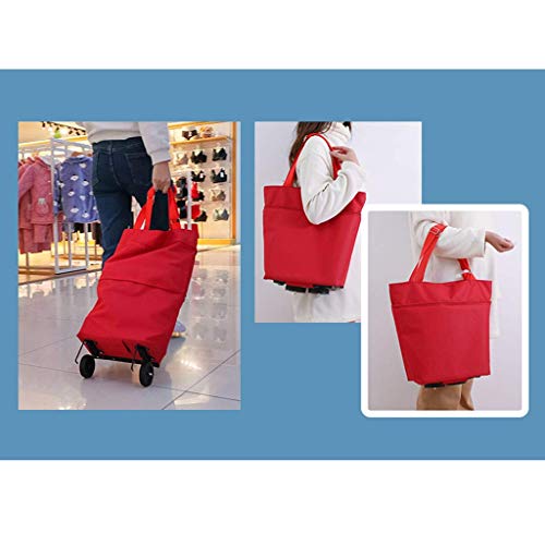 Tubayia Faltbare Einkaufstasche Trolley Einkaufstrolley Einkaufskorb Shopper Handwagen – Bild 8