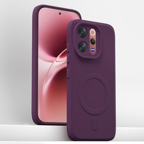 Image of Pikkme Back Cover for Vivo V70 5G Soft Matte Silicone | Slim Fit | Mag-Safe Design (Mag-Safe Not Support) Camera Protection Bumper Case (Purple)