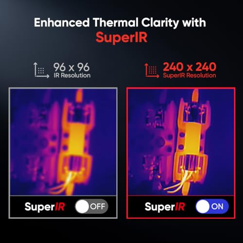 HIKMICRO E03 Pocket-size Compact Thermal Imaging Camera with Visual Camera, 96 x 96 IR Resolution, Powered by SuperIR - Image 2