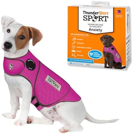 ThunderShirt for Dogs, Small, Fuchsia Sport - Dog Anxiety Relief ...