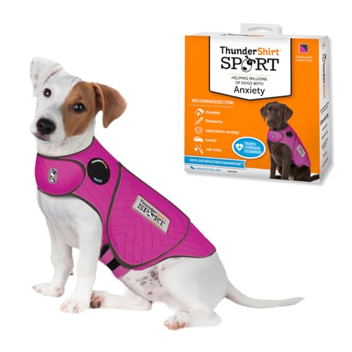 ThunderShirt for Dogs, Small, Fuchsia Sport - Dog Anxiety Relief ...