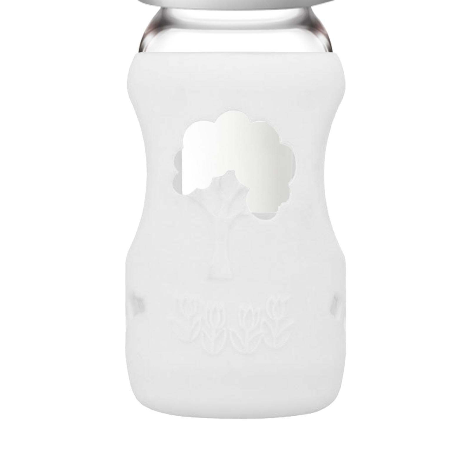 Silicone Sleeve for Glass Bottle - Reusable Baby Bottle Holder Silicone Water Bottle Sleeve | Protective Bottle Sleeve Cove Feeding Bottle Cover for Home