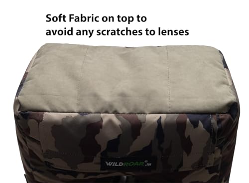 wildroar Bean Bag-Green Camo- for Wildlife Photography-Prefilled 2 41y266zF5lL