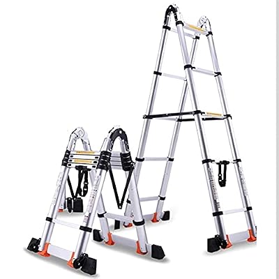 Telesladder 3.7M Doubleladder Multifunctional Foldable Portableladder Household Ladder Attic Staircase Engineeladder Marriage