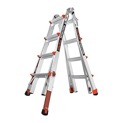 Little Giant Ladder Systems 12017-801 Revolution M17 with Ratcheting Levelers