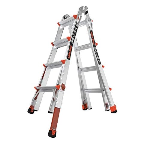 Little Giant M17 Multi-Position Ladder with Ratchet Levelers Cover
