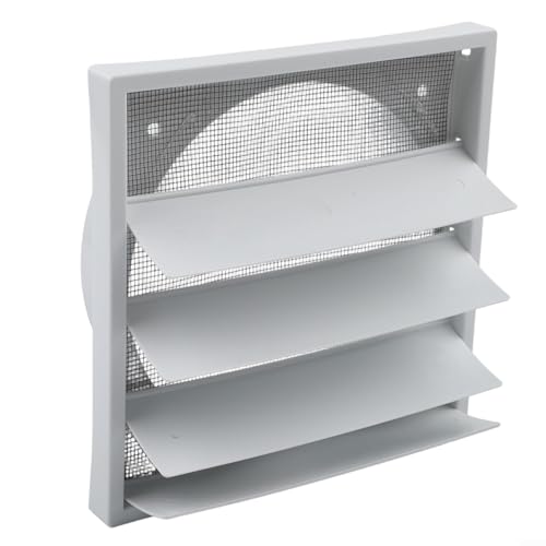 Cubierta para conducto de escape con ranura de ventilación de protección contra plagas para campana extractora y ventiladores de baño, diseñada para evitar la entrada de ruido, olor, pájaros y lluvia