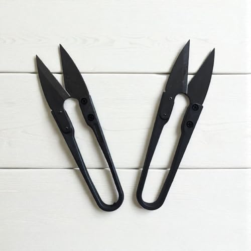 Trimmschere Grow Federschere 2er Pack Edelstahl Rosenschere Ernteschere Mini Schere Gartenschere Buds 2er Set