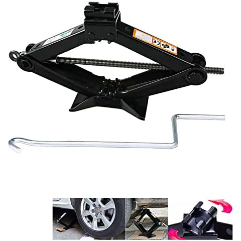 2 Ton Rustproof Scissor Car Jack with Speed Handle Cover