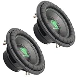 AUDIO360 ADS1260 12-Inch Dual Car Subwoofers - 5000W Max Power, Deep Bass, 4-Ohm Impedance, Sealed or Ported Enclosure Compatible - Bundle of 2 Subwoofers