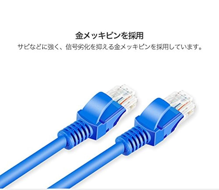 期間限定大特価　LANケーブル 100本 CAT5e 2m 爪折れ防止タイプ LANケーブル 2m cat5e 爪折れ防止 より線 ブルー LD-CTT/BU2/RS