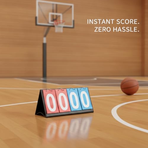 Marcador Manual de Puntuación para Deportes con Soporte de Plástico miniatura 2