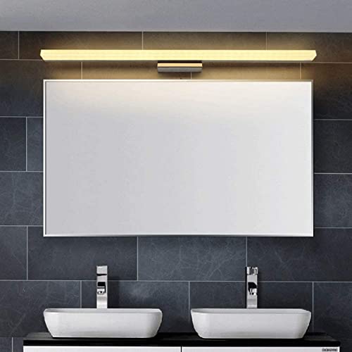 Applique miroir salle de bain LED étanche et anti-buée pour éclairage mural chic