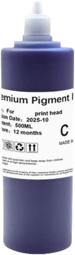 500ml Pigment Ink Refill Compatible with TA-20 TA-30 TM-240 TM-340 TM-200 TM-205 TM-300 TM-305 TM250 TM255 TM350 TM355 PFI-030 PFI-031 PFI-120 PFI-121(500ml pimgnet-Y)