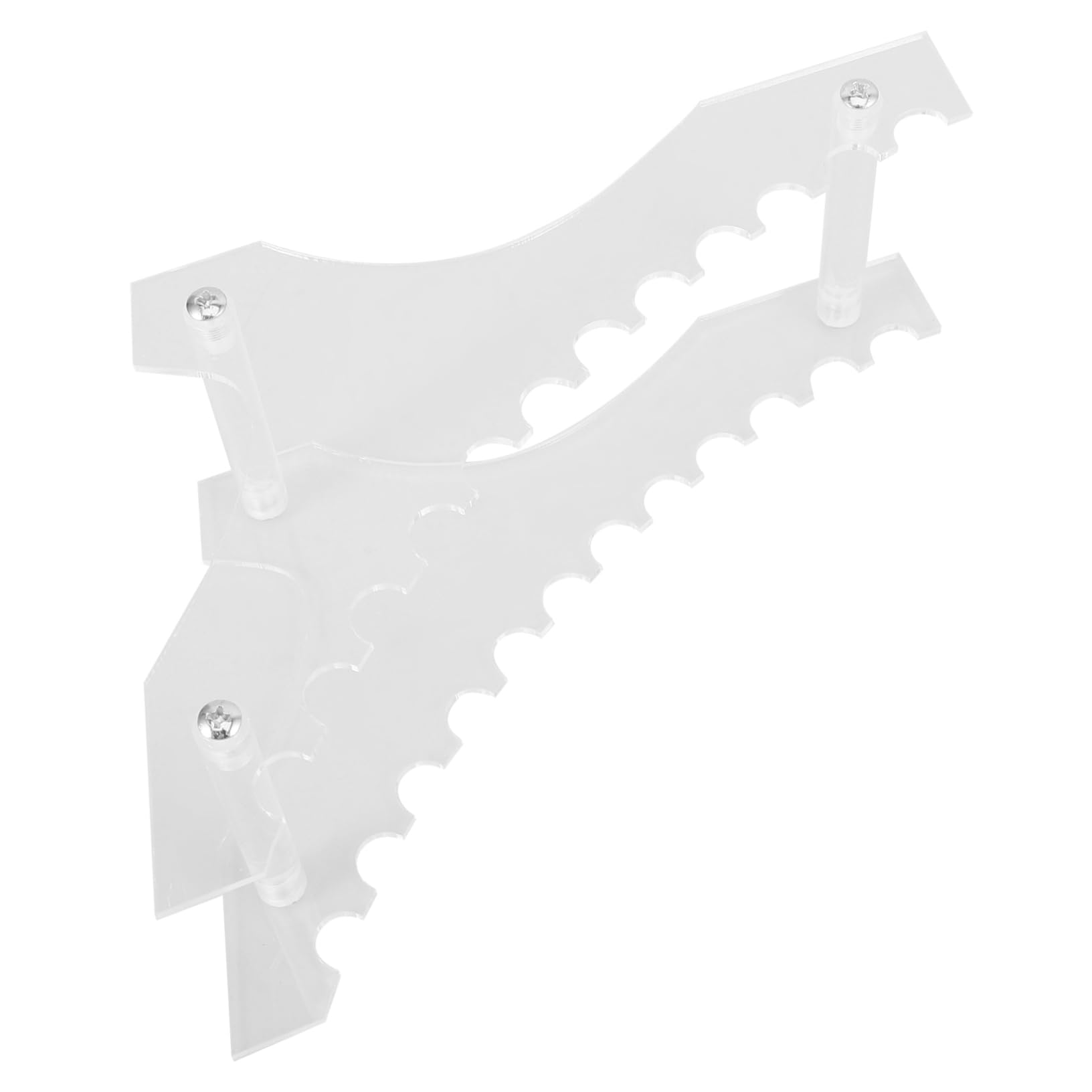 3pezzi Porta Penne Da Scrivania Acrilico Organizzatore Per Cancelleria Con Design Compatto e Resistente Soluzione Versatile Per Ufficio e Studio