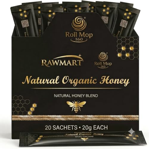 RAWMART Miel Premium en Sachets, Pack 20 x 20g miniatura 1